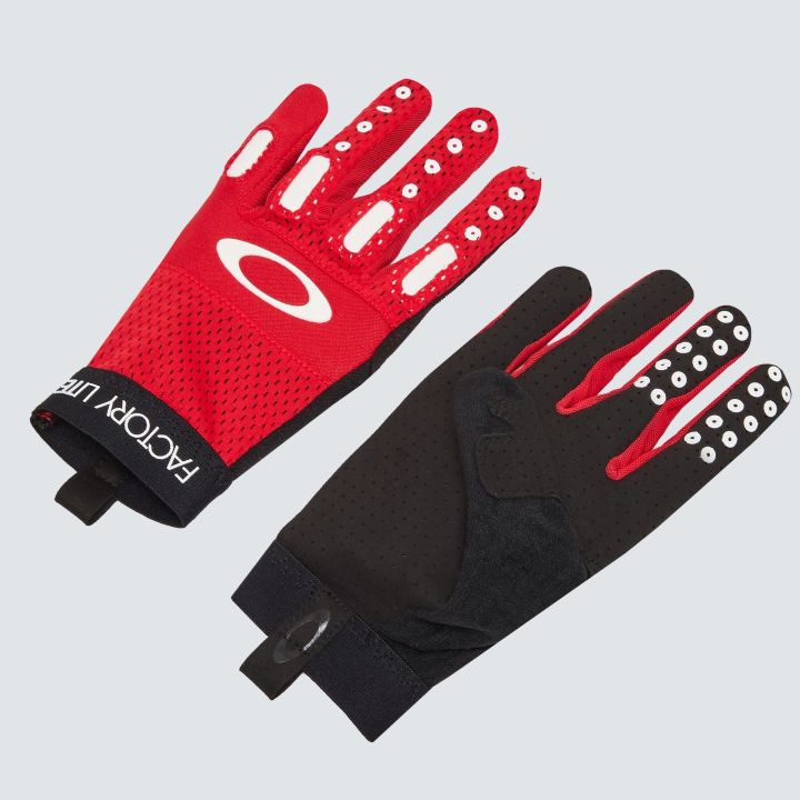 OAKLEY NEW FACTORY LITE GLOVE 2.0 – HIGH RISK RED S