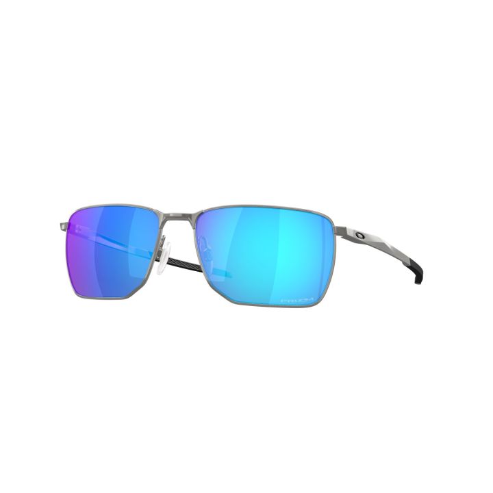 Oakley Ejector – Satin Chrome / Prizm Sapphire