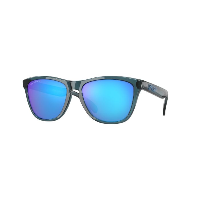 Oakley Frogskins – Crystal Black / Prizm Sapphire Polarized
